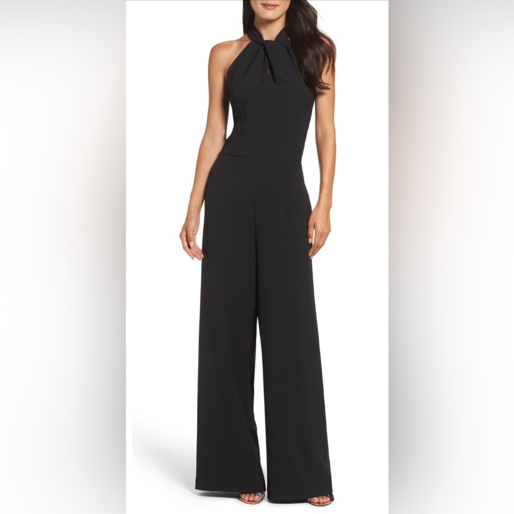 Julia Jordan Halter Neck Black Jumpsuit